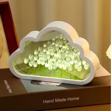 Dashie's Mirrored Rose Cloud Lamp - Hand Made Home Elegant Design for Living Rooms & Bedrooms DIY Decorative Piece